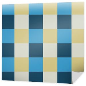 Niebieski krem szachownicy tło wektor ilustracja