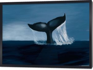 Płetwa wieloryba-Digital Painting