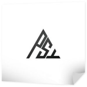 PSY letter logo creative design. PSY unique design