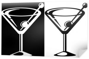 Ikona szkła martini.