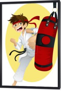 Praktykowanie karate