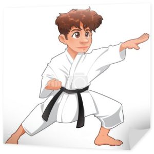 gracz karate dla dzieci.
