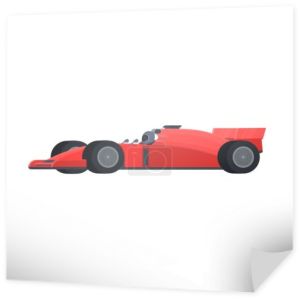 Samochód Formuły 1. Wyścigi samochodowe, wektor ilustracji