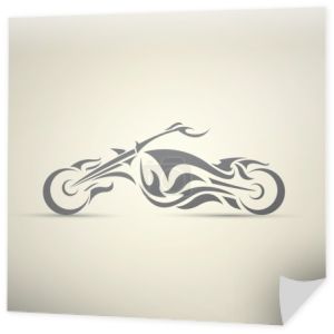 etykieta motocykl, odznaka. streszczenie motocykl