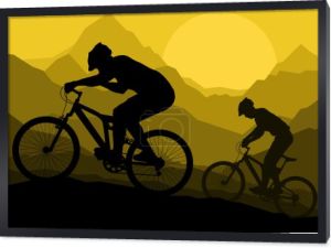 górski rower rowerzystami w dzikie góry natura pejzaż v