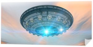 3d futurystyczne UFO