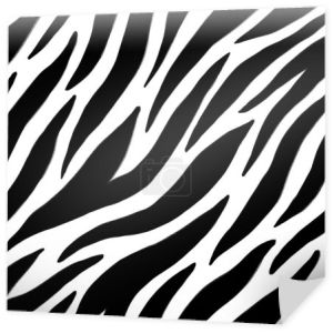 Płynny wzór z abstrakcyjnymi czarnymi pociągnięciami na białym. Naśladowanie zwierzęcej skóry Zebry. Tekstura do druku, tkaniny, tekstylia, tapety.