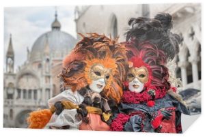 Maska karnawałowa w Wenecji - Kostium wenecki