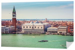 Panoramiczny widok na Wenecja Włochy