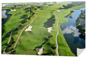 Widok miły florida miejskie pole golfowe