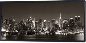 Panoramę śródmieścia Manhattanu