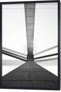 most czarno-biały zdjęcie, przemysłowy, transport, architektura