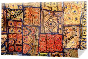 dywan Indian patchwork w Radżastanie, Azja