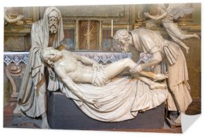 Wiedeń - posąg pochówku Jezusa w Michaelerkirche