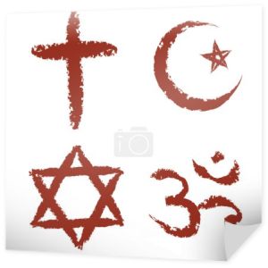 znaki malowane religii
