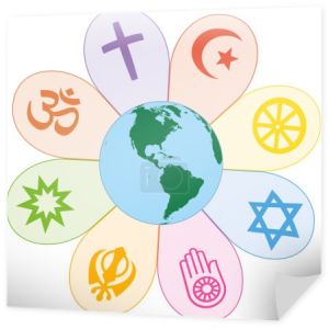Religie świata Wielka Symbol pokoju kwiat
