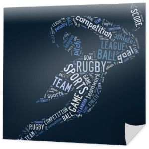 piktogram piłka nożna rugby z niebieski sformułowań