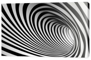 Streszczenie spiralne tło 3d w czerni i bieli