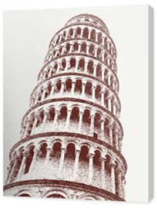 Wieża w Pizie na Placu Cudów w Pizie, Toskania