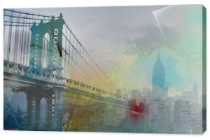 Malowanie Mostu Manhattan Manhattan