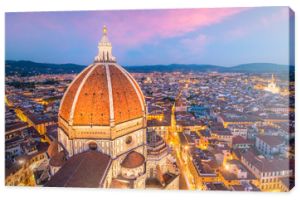 Widok na panoramę Florencji z widoku z góry
