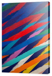 Abstract Painting Art: Strokes with Different Color Patterns like Red, Blue, and Green
