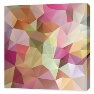 tło Abstrakcja nieregularny wielokąt z trójkątnym wzorem w kolorach pastelowych pełne spektrum