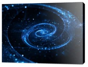 Spiralna galaktyka w kosmosie