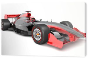 Ogólny czarno-czerwony samochód wyścigowy