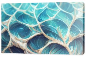 3D render abstract ocean background series design for creative wallpaper or design art work. Creativity and imagination.