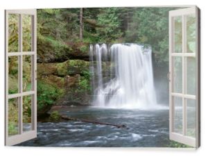 Otwórz okno widoku do górnej północy Falls
