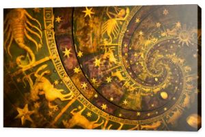 Astrologia i alchemia znak tło ilustracja - czarny