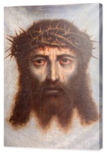 Granada - malowanie twarzy Jezusa Chrystusa w Monasterio de la Cartuja