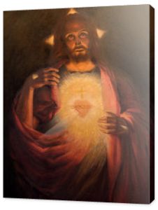 Malowanie Serca zmartwychwstałego Jezusa Chrystusa