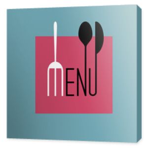 Stylowy projekt menu restauracji w stylu minimalistycznym - wariacja 8