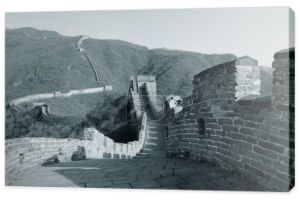 Wielki Mur w czerni i bieli w Pekinie, Chiny
