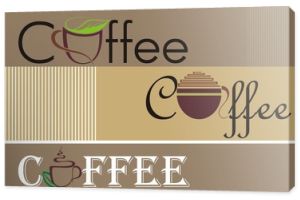 Symbole kawy i herbaty i ikony do projektowania żywności