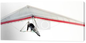 Hang glider rosnących termiczne updrafts