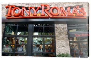 Tony Roma's Restaurant zewnętrzne i Logo.