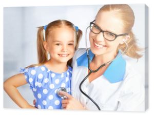 Lekarz pediatra i pacjent dziecięcy