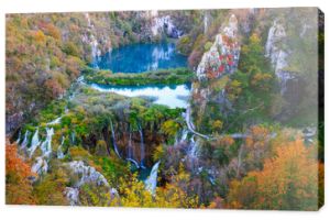 Wodospady w lokalizacji Park Narodowy Plitvice