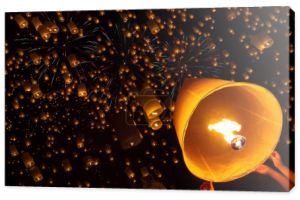 pływająca latarnia, yi peng, Festiwal sztucznych ogni