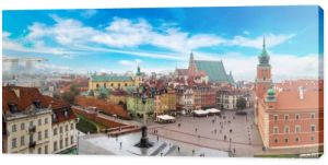 Panoramiczny widok z Warszawy