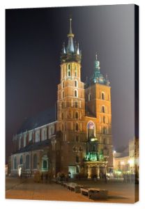 noc placu w Kraków, Polska