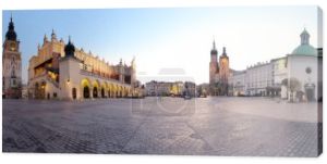 City square in Kraków, Poland