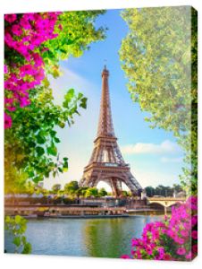 Eiffel Tower in spring