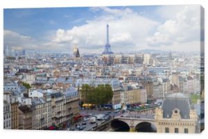 panoramę Paryża, Francja