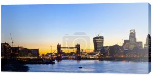 panoramiczny panoramę Londynu