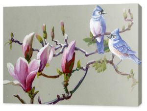 Kolekcja malarstwa Ptaki wiosny