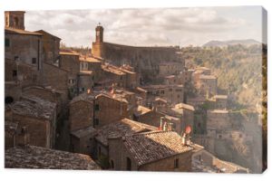Piękne średniowieczne miasto w północnej Toskanii, Sorano